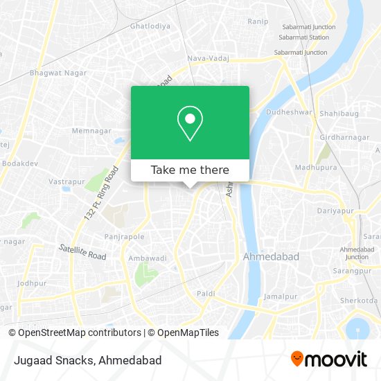 Jugaad Snacks map