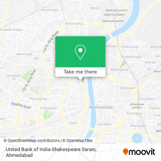 United Bank of India-Shakespeare Sarani map