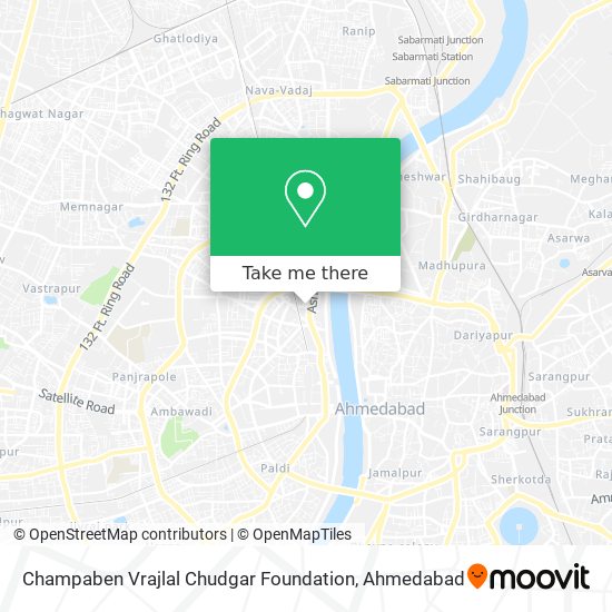 Champaben Vrajlal Chudgar Foundation map
