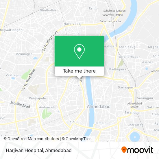 Harjivan Hospital map