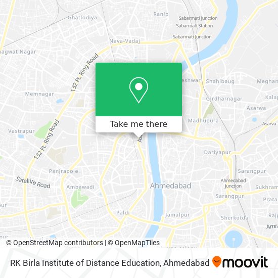 RK Birla Institute of Distance Education map