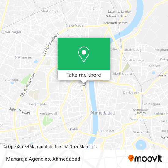 Maharaja Agencies map