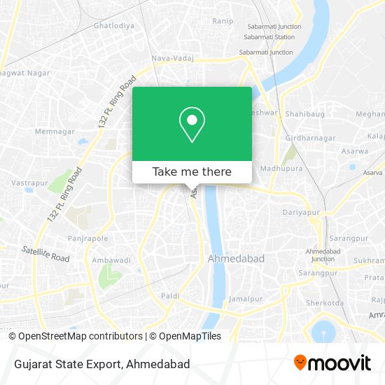 Gujarat State Export map