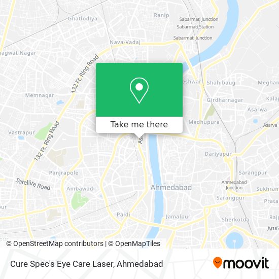 Cure Spec's Eye Care Laser map