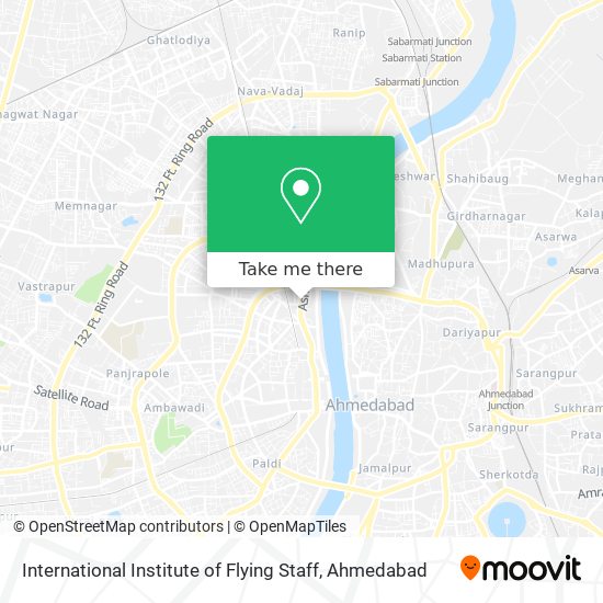 International Institute of Flying Staff map