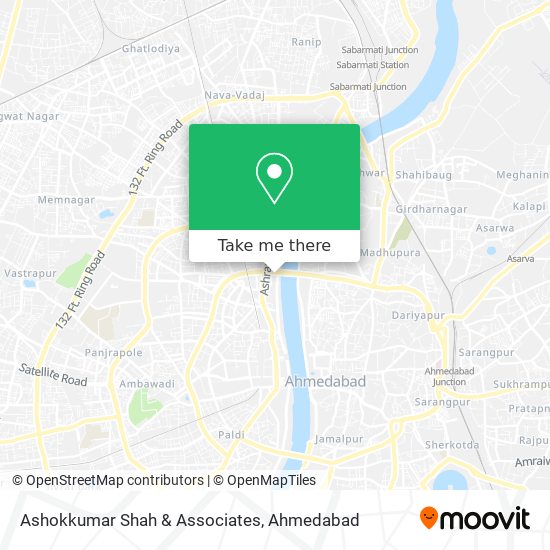 Ashokkumar Shah & Associates map