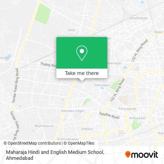 Maharaja Hindi and English Medium School map