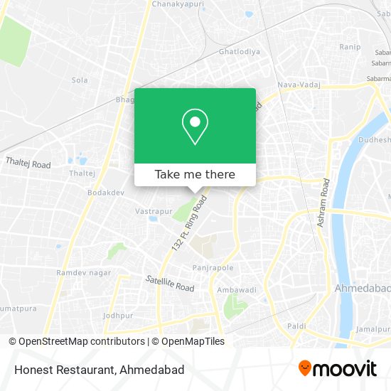 Honest Restaurant map