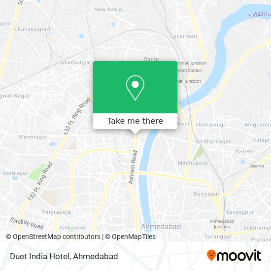Duet India Hotel map