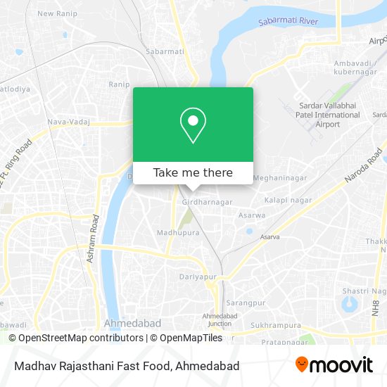 Madhav Rajasthani Fast Food map