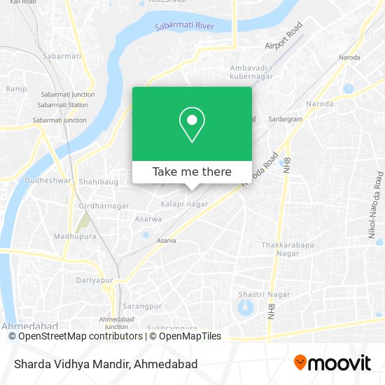Sharda Vidhya Mandir map
