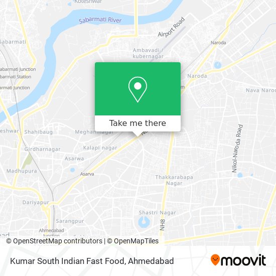 Kumar South Indian Fast Food map