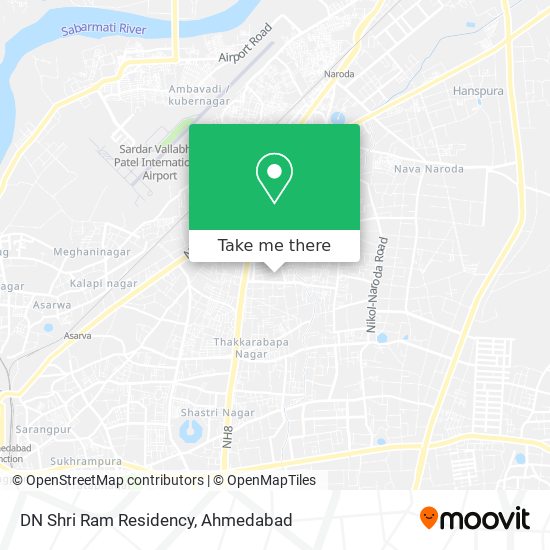 DN Shri Ram Residency map