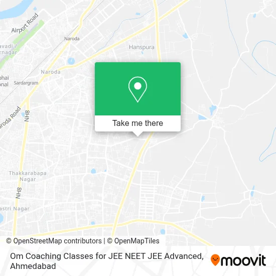 Om Coaching Classes for Jee Neet Jee Advanced map