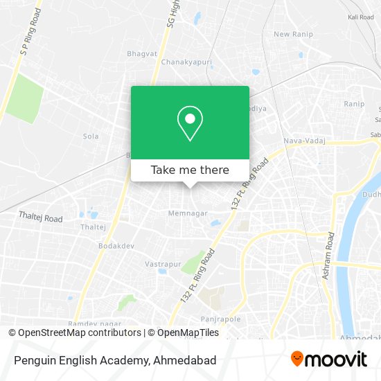 Penguin English Academy map