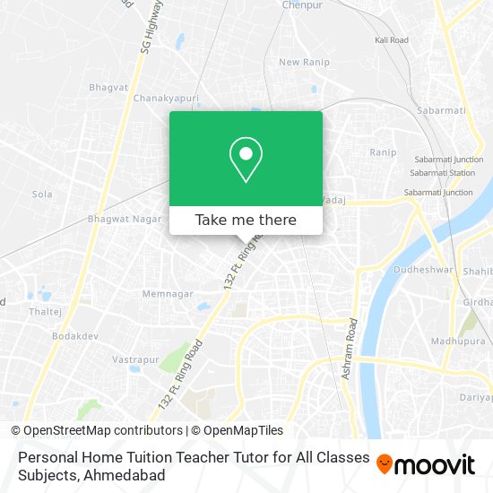 Personal Home Tuition Teacher Tutor for All Classes Subjects map