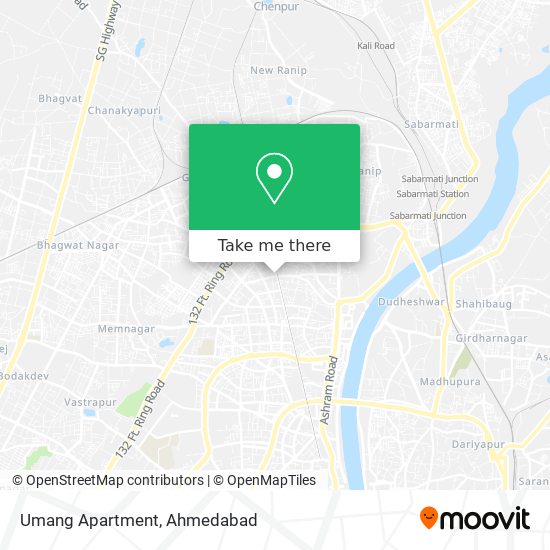 Umang Apartment map