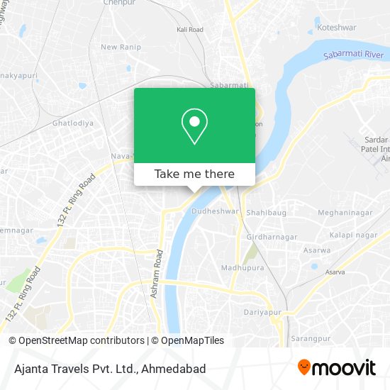 Ajanta Travels Pvt. Ltd. map