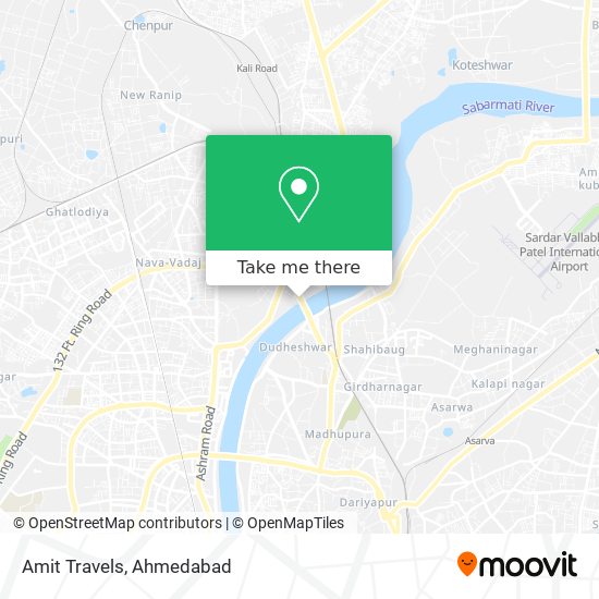 Amit Travels map