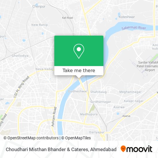 Choudhari Misthan Bhander & Cateres map