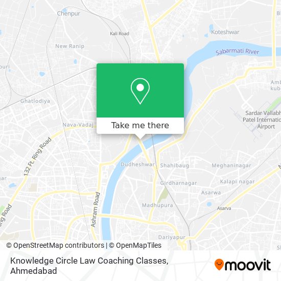 Knowledge Circle Law Coaching Classes map