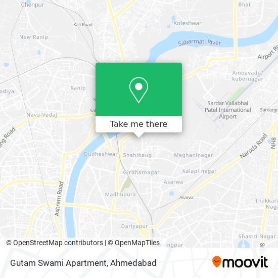Gutam Swami Apartment map