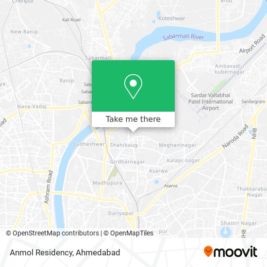 Anmol Residency map