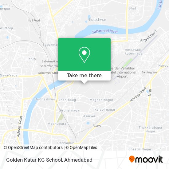 Golden Katar KG School map