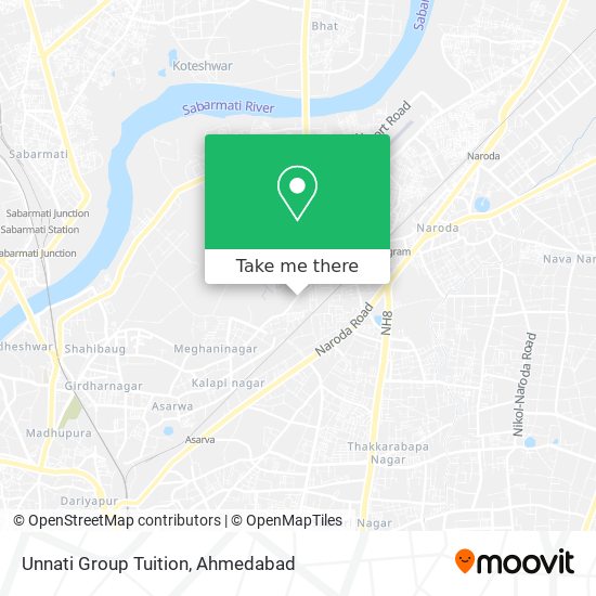 Unnati Group Tuition map