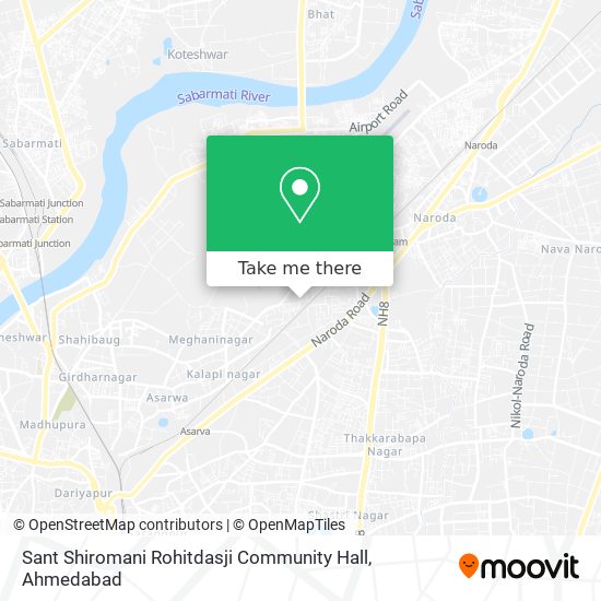 Sant Shiromani Rohitdasji Community Hall map