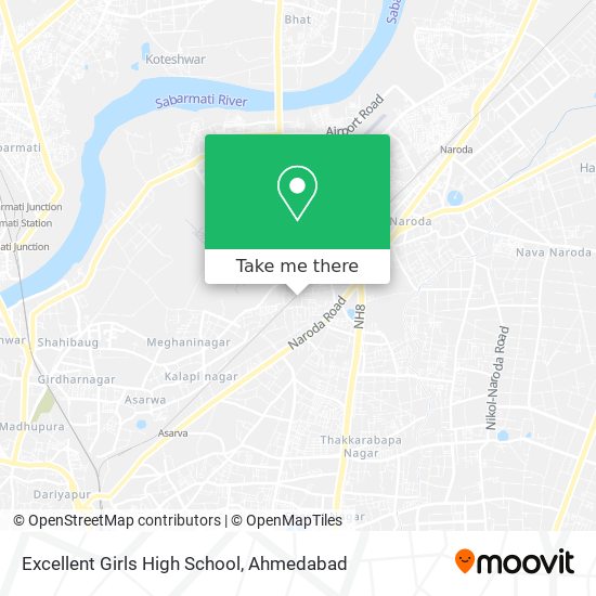 Excellent Girls High School map