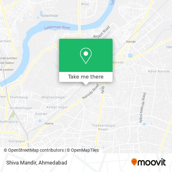 Shiva Mandir map