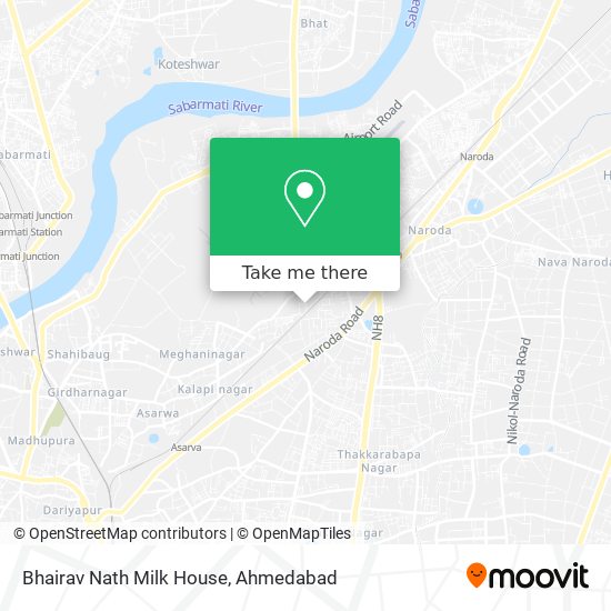 Bhairav Nath Milk House map