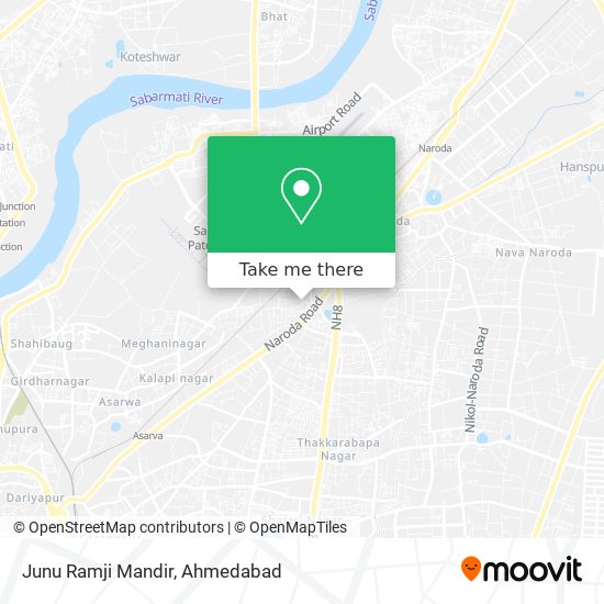 Junu Ramji Mandir map