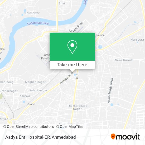 Aadya Ent Hospital-ER map