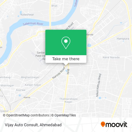 Vijay Auto Consult map