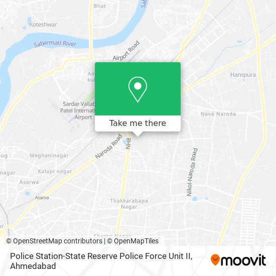 Police Station-State Reserve Police Force Unit II map