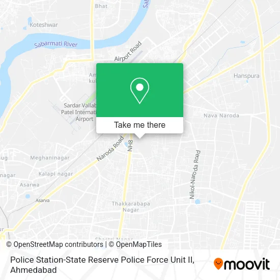 Police Station-State Reserve Police Force Unit II map