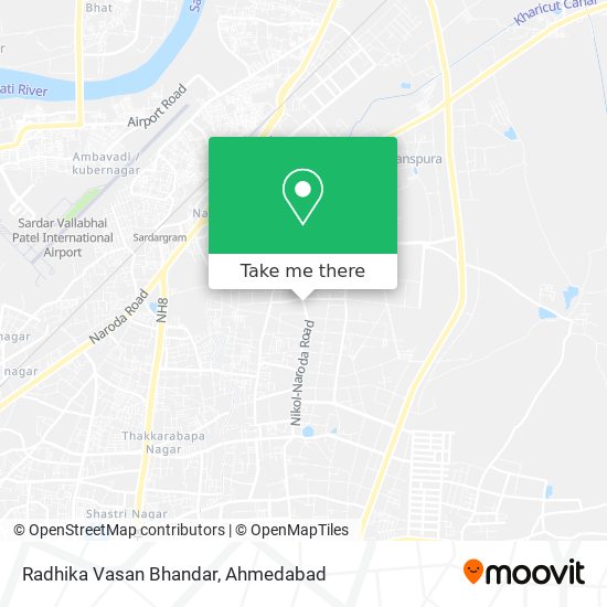 Radhika Vasan Bhandar map