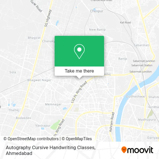 Autography Cursive Handwriting Classes map