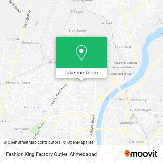 Fashion King Factory Outlet map