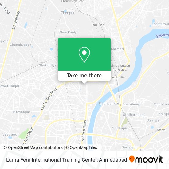 Lama Fera International Training Center map
