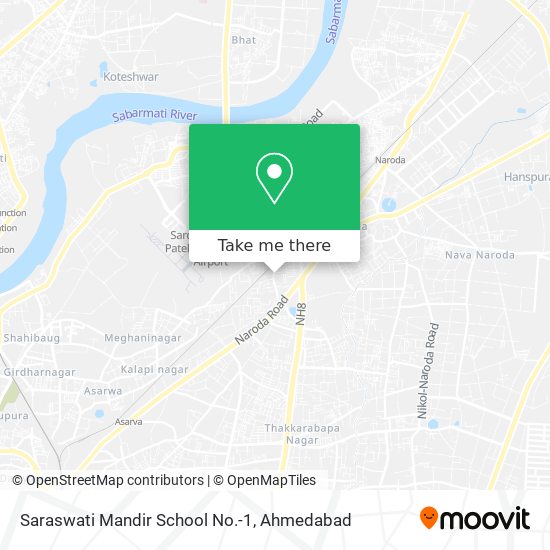 Saraswati Mandir School No.-1 map