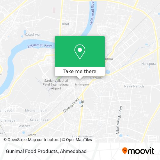 Gunimal Food Products map