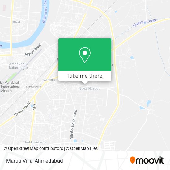 Maruti Villa map