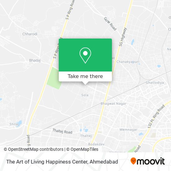 The Art of Living Happiness Center map