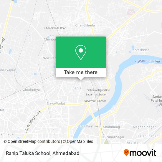 Ranip Taluka School map