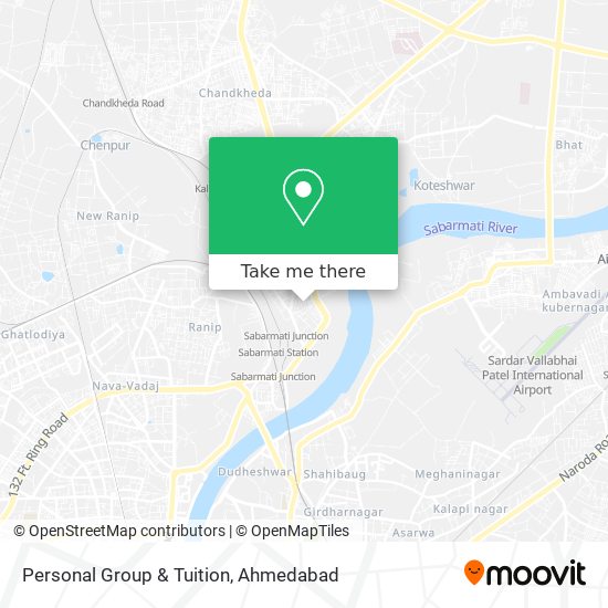 Personal Group & Tuition map