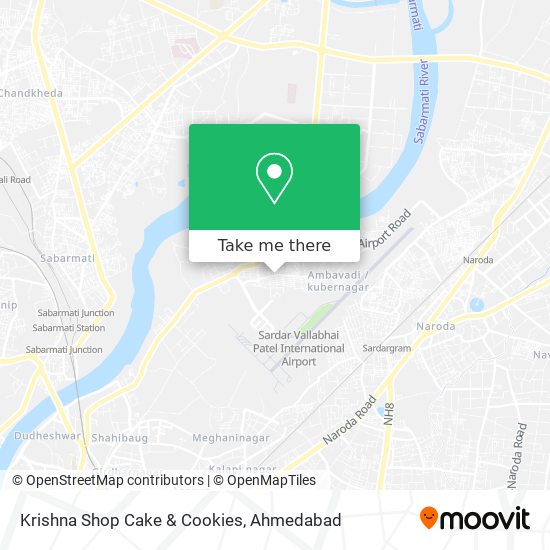 Krishna Shop Cake & Cookies map