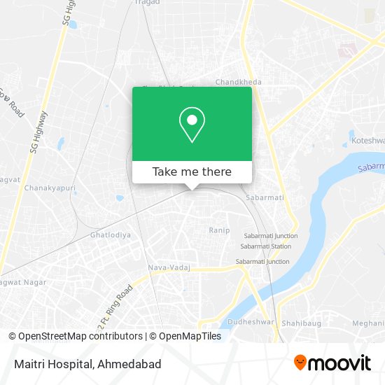 Maitri Hospital map